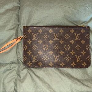 Louis Vuitton Beige and Brown Striped Interior